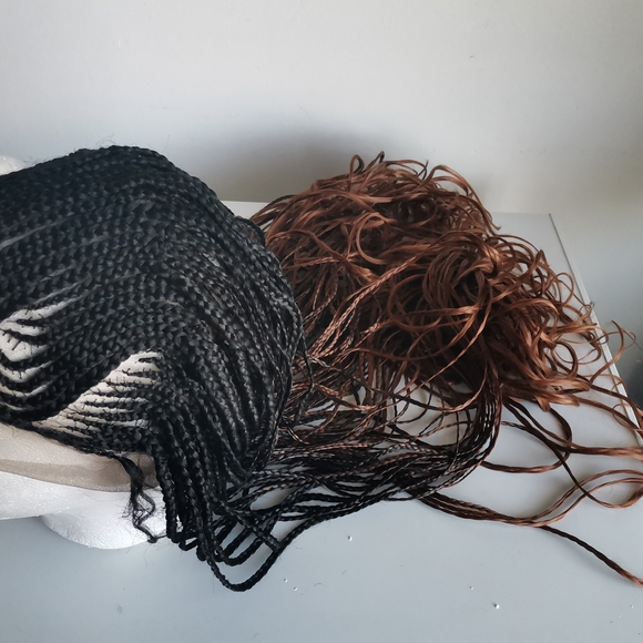 Braided Handmade Curly Wig - Picture 5 of 9